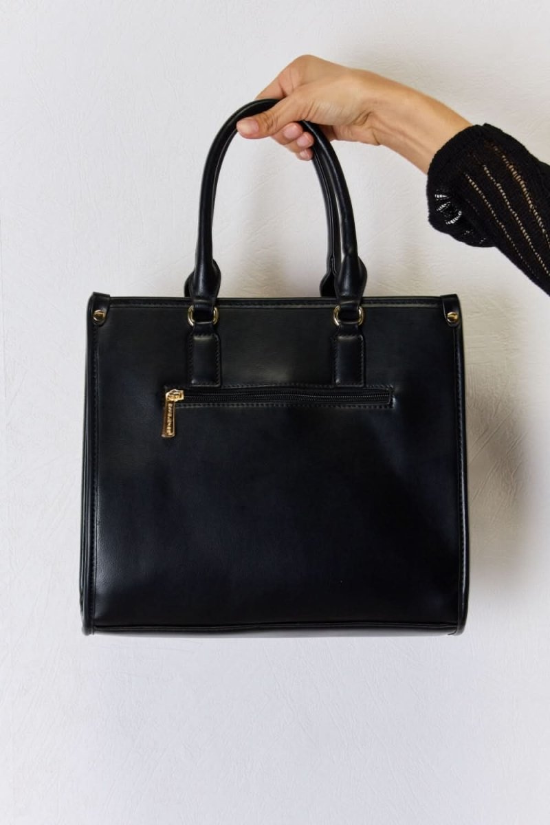 David Jones Argyle Pattern PU Leather Handbag - Love Salve