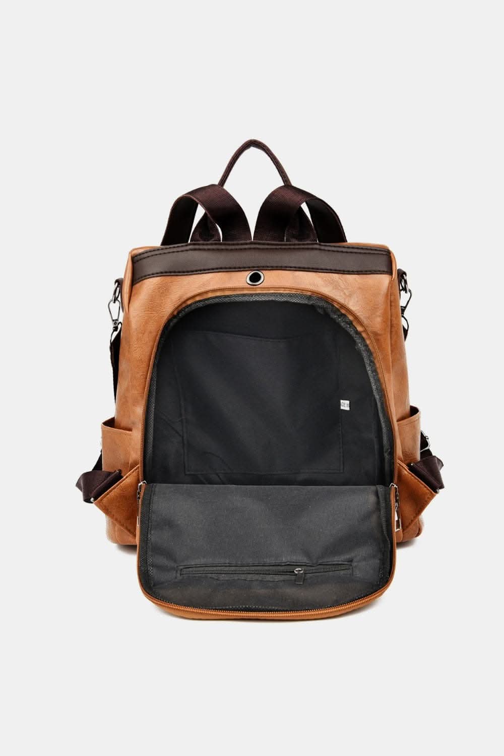 Stylish pu leather backpack - 12.2"