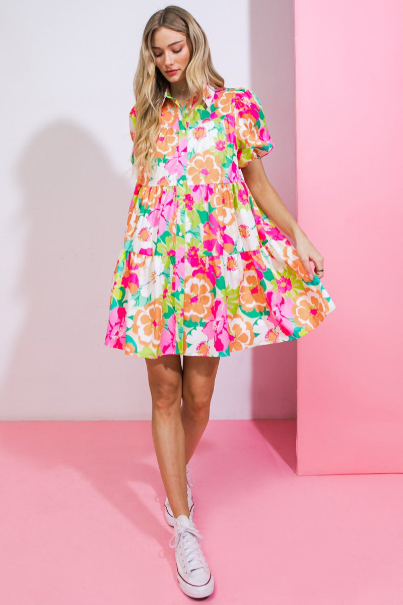 DIVINE INTUITION WOVEN MINI DRESS - Love Salve