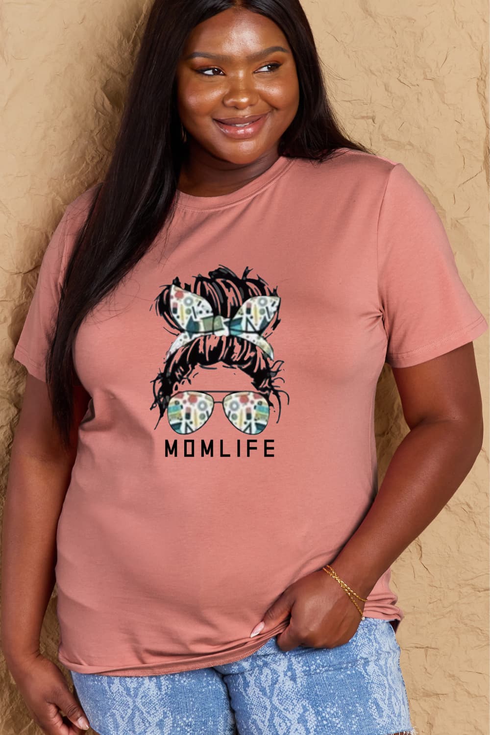 Simply Love: Mom Life Cotton Tee