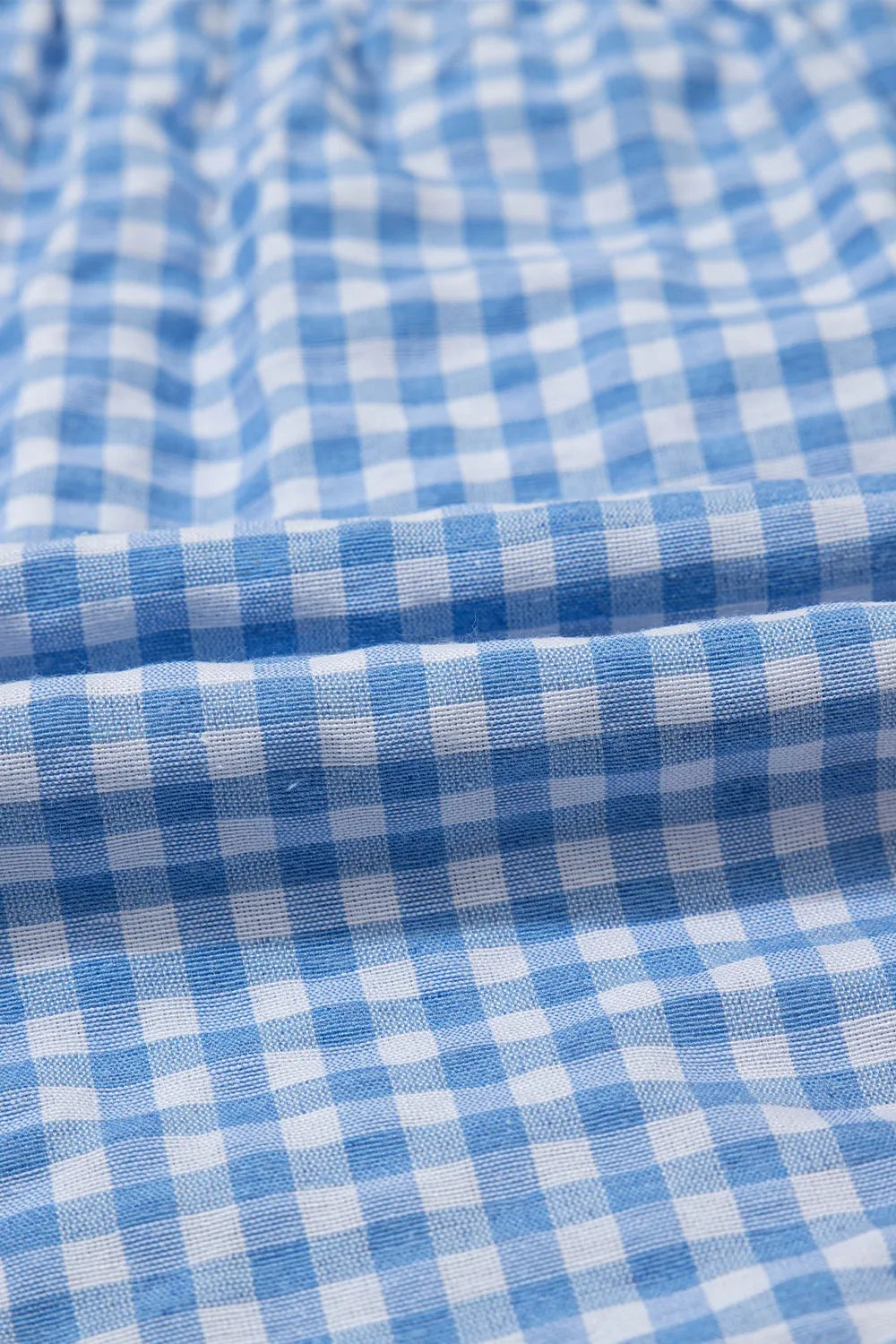 Plaid Gingham High Waist Shorts