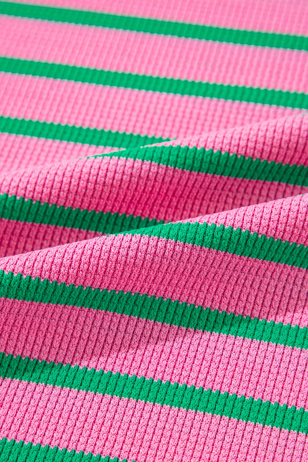 Cozy pink stripe plus size sweatshirt - Love Salve