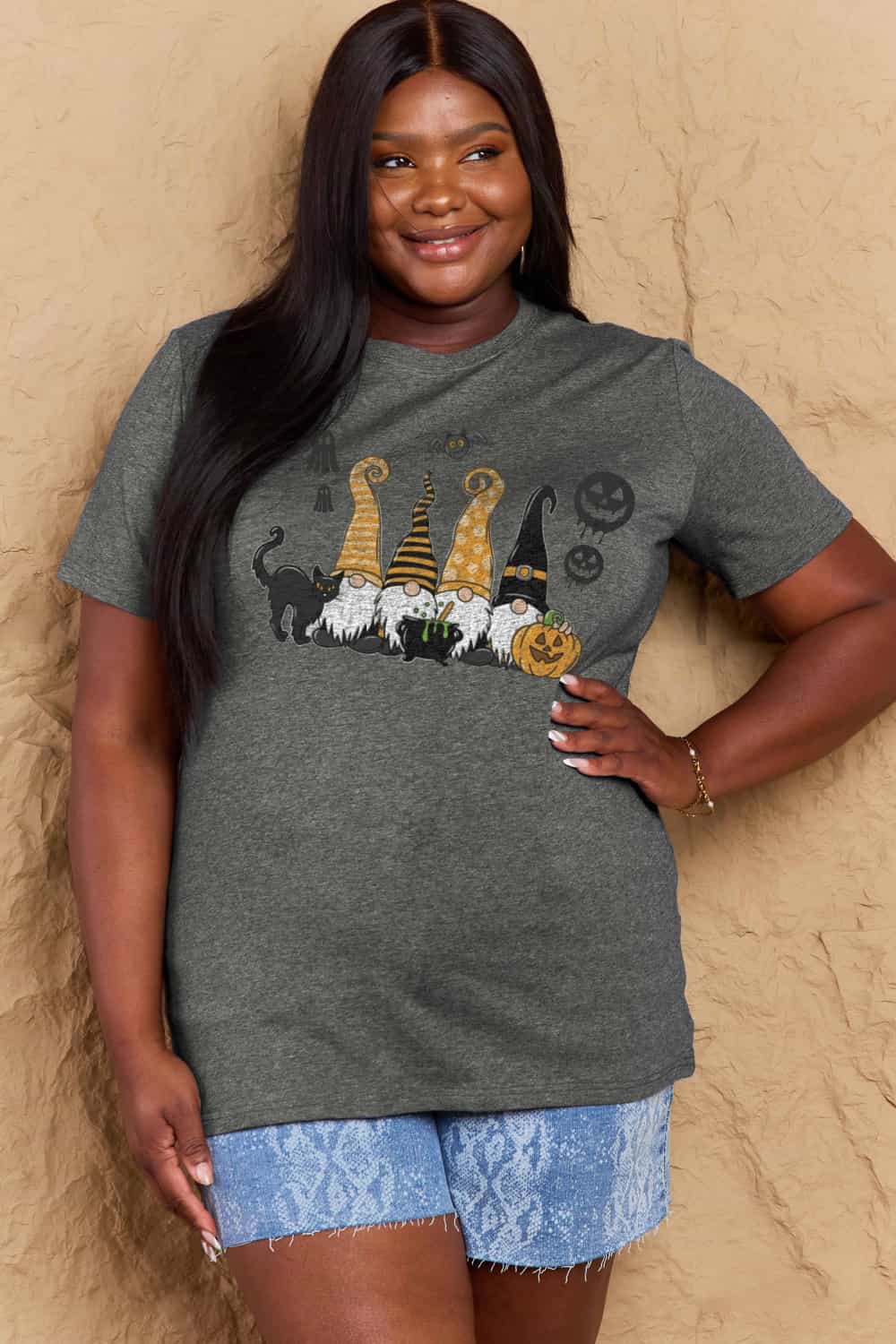 Simply Love Halloween Tee: Cotton Graphic