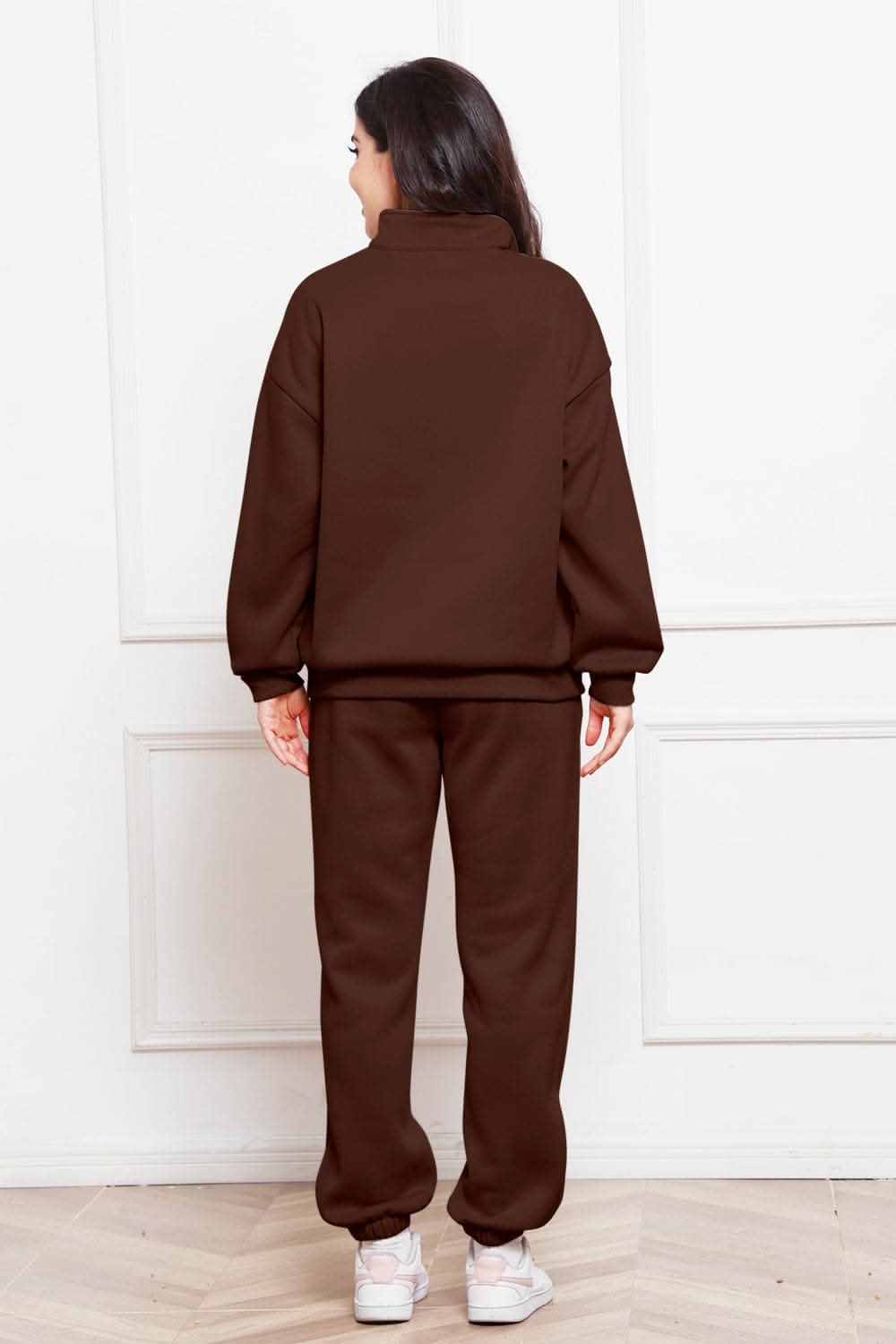 Cozy half zip sweatshirt & jogger set - Love Salve