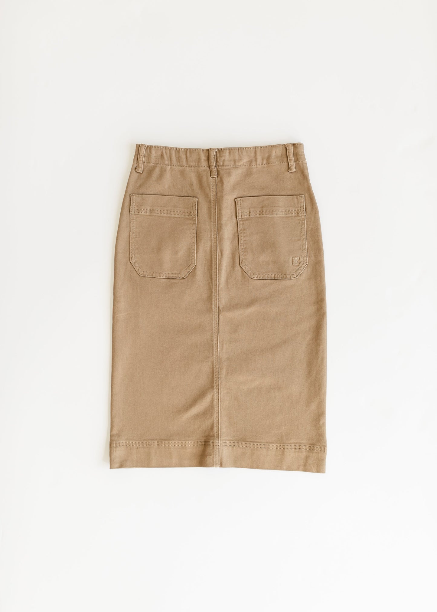 Erica Cotton Twill Midi Skirt Inherit Co.