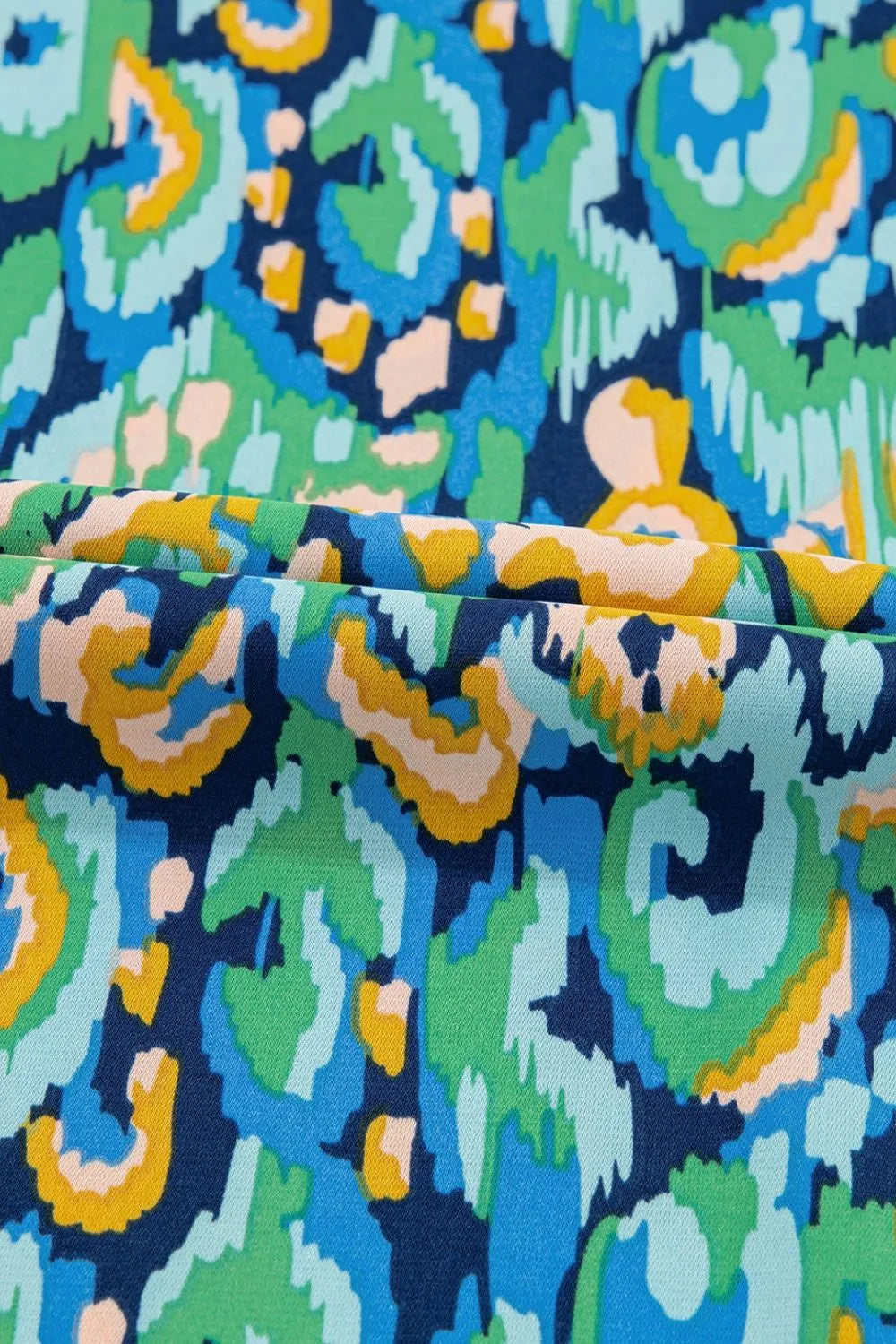Abstract Print V Neck Half Sleeve Loose Fit Blouse - Product image 7 by Simply Love