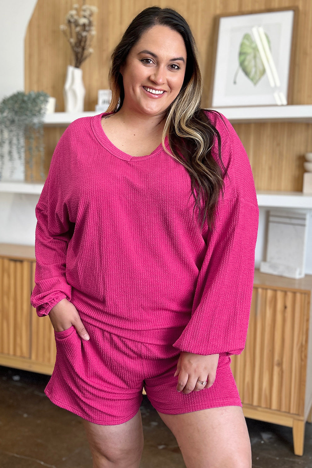 Double Take: V-Neck Tee & Shorts Set