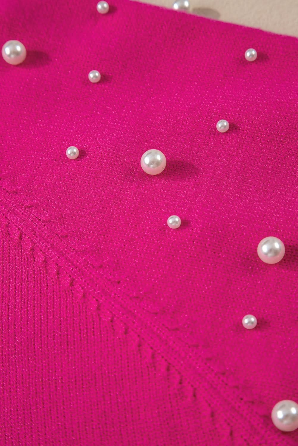 Strawberry pink plus size sweater - Love Salve