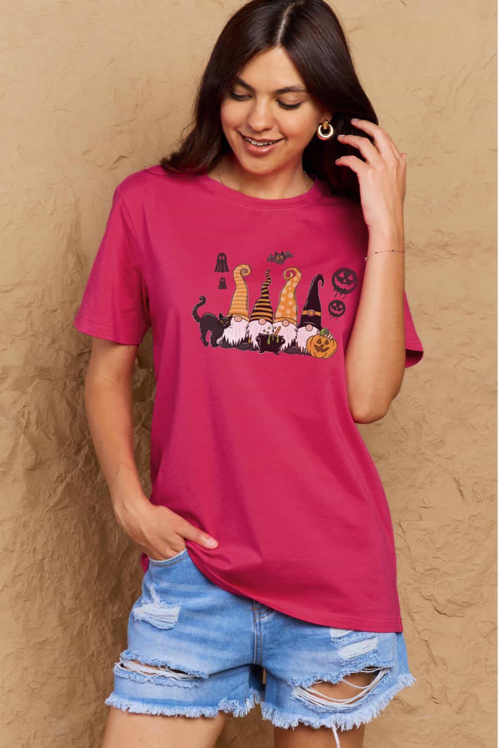 Simply Love Halloween Tee: Cotton Graphic