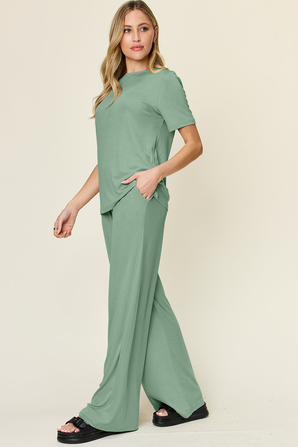 Double Take: Chic Tee & Pant Set