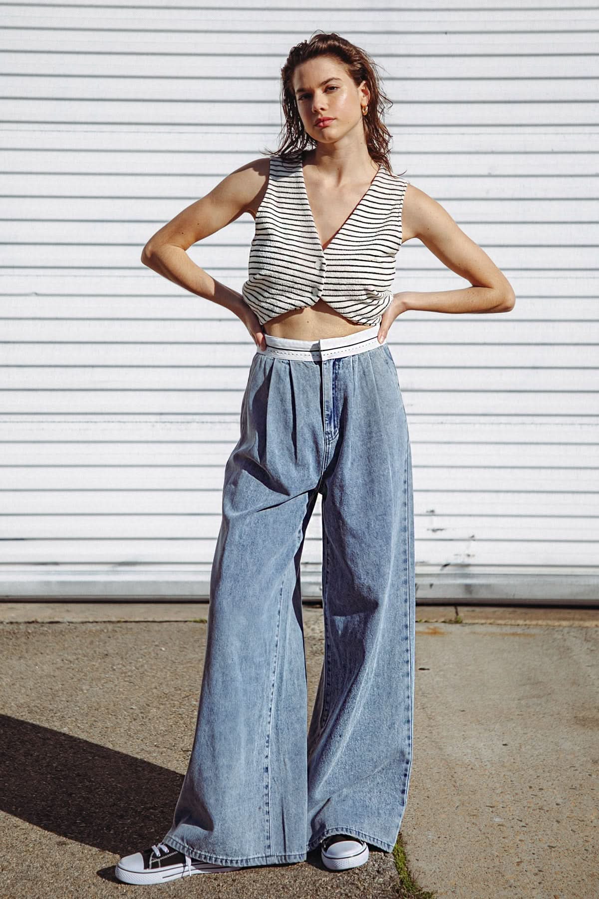 FOREVER WONDERING DENIM PANTS