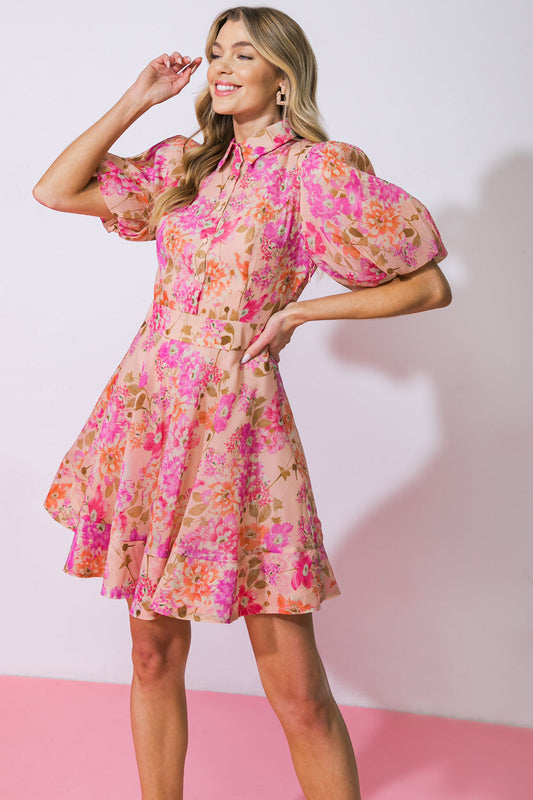 MY ONLY DESIRE WOVEN MINI DRESS Flying Tomato