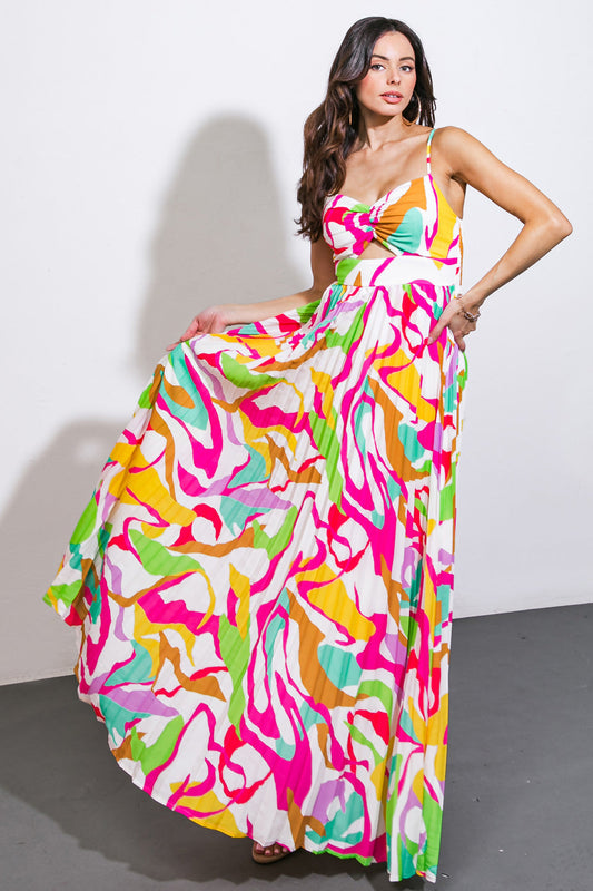 UP TO CHANCE WOVEN MAXI DRESS Flying Tomato