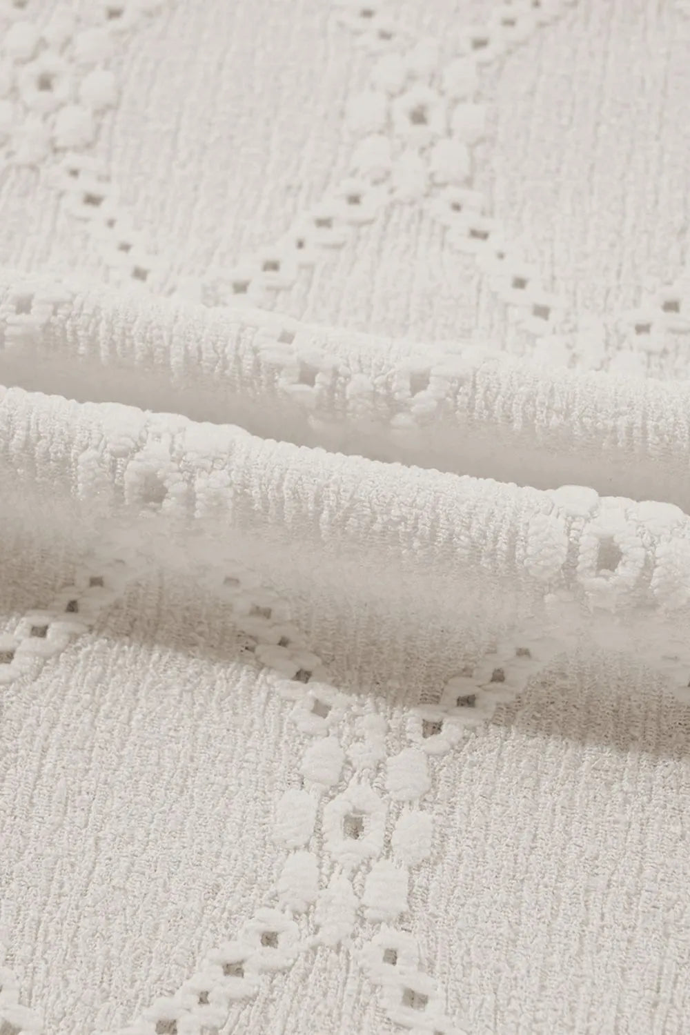 Simply Love: Eyelet Blouse, Short Sleeve