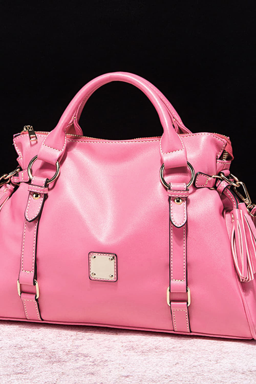 Opulent Orbit Handbag with Tassels – Large Capacity Glam Bag
