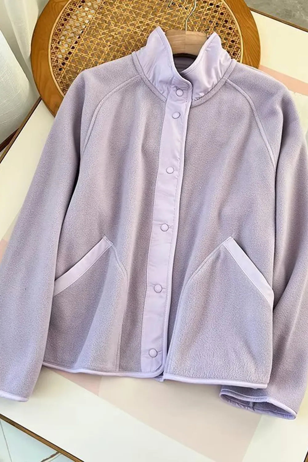 Double Take: Contrast Fleece Jacket