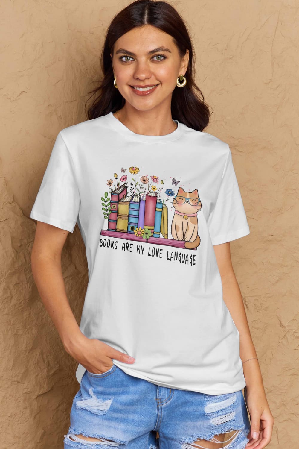 Simply Love: Books Graphic Tee
