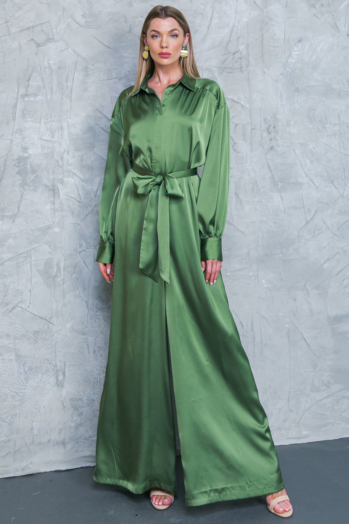 LIKE FINE ART WOVEN JUMPSUIT Flying Tomato