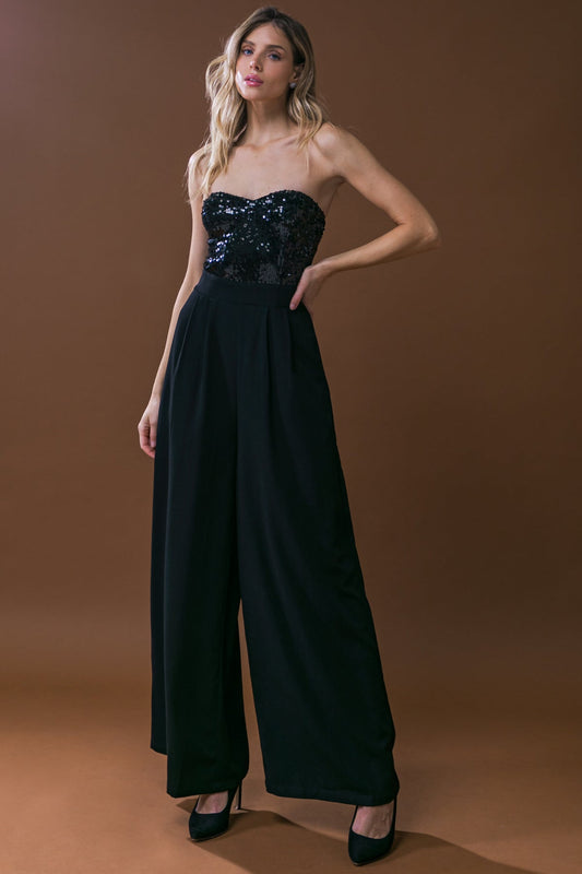 RARE BEAUTY HUNTER WOVEN JUMPSUIT Flying Tomato