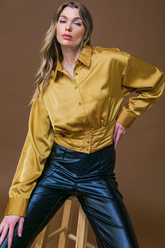 ROMANTIC MOVES WOVEN TOP Flying Tomato