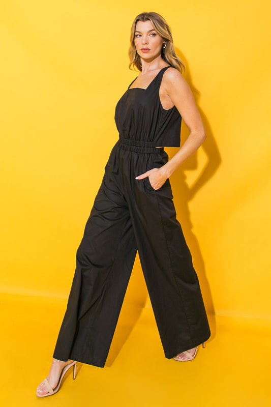 LIFE WITH YOU POPLIN JUMPSUIT Flying Tomato