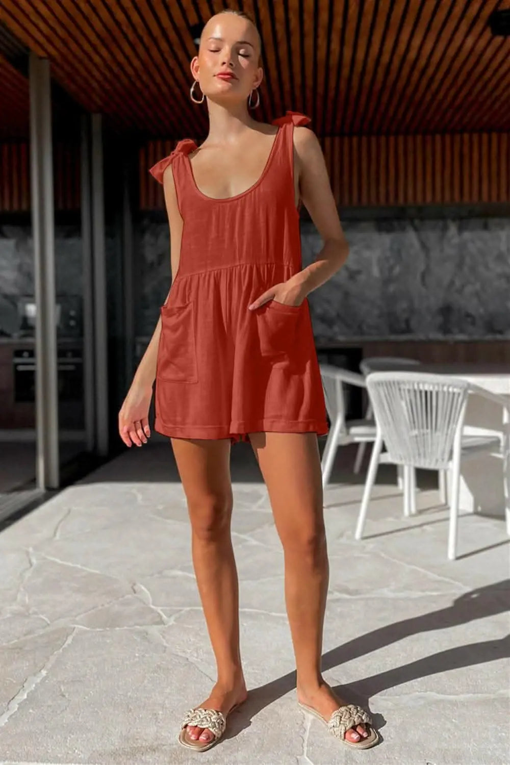 Elegant Scoop Neck Jumpsuit - Love Salve