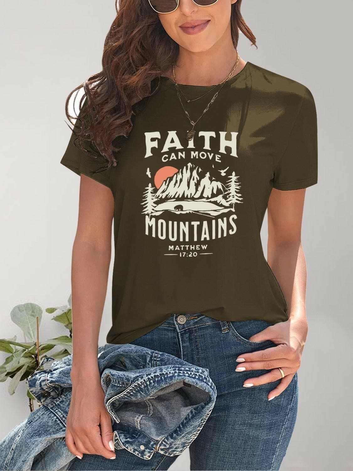 Trendy graphic tee for casual style - Love Salve