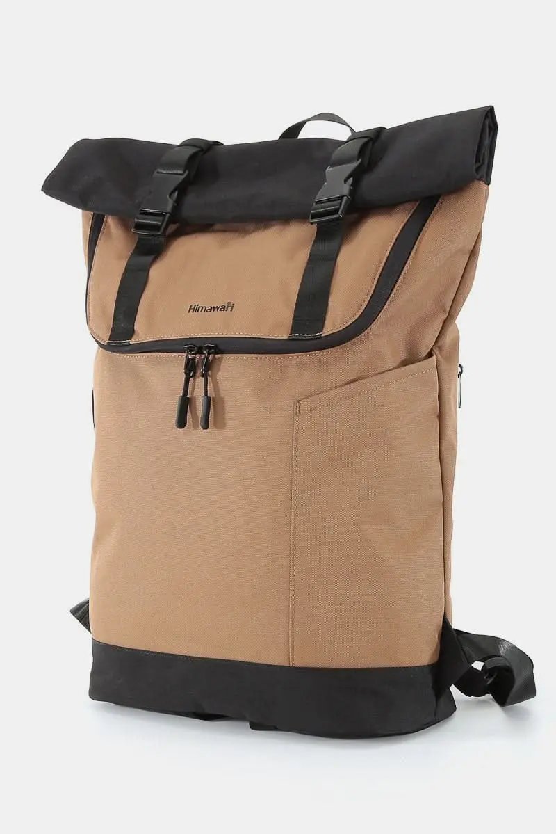 Himawari Contrast Waterproof Canvas Backpack Bag - Love Salve