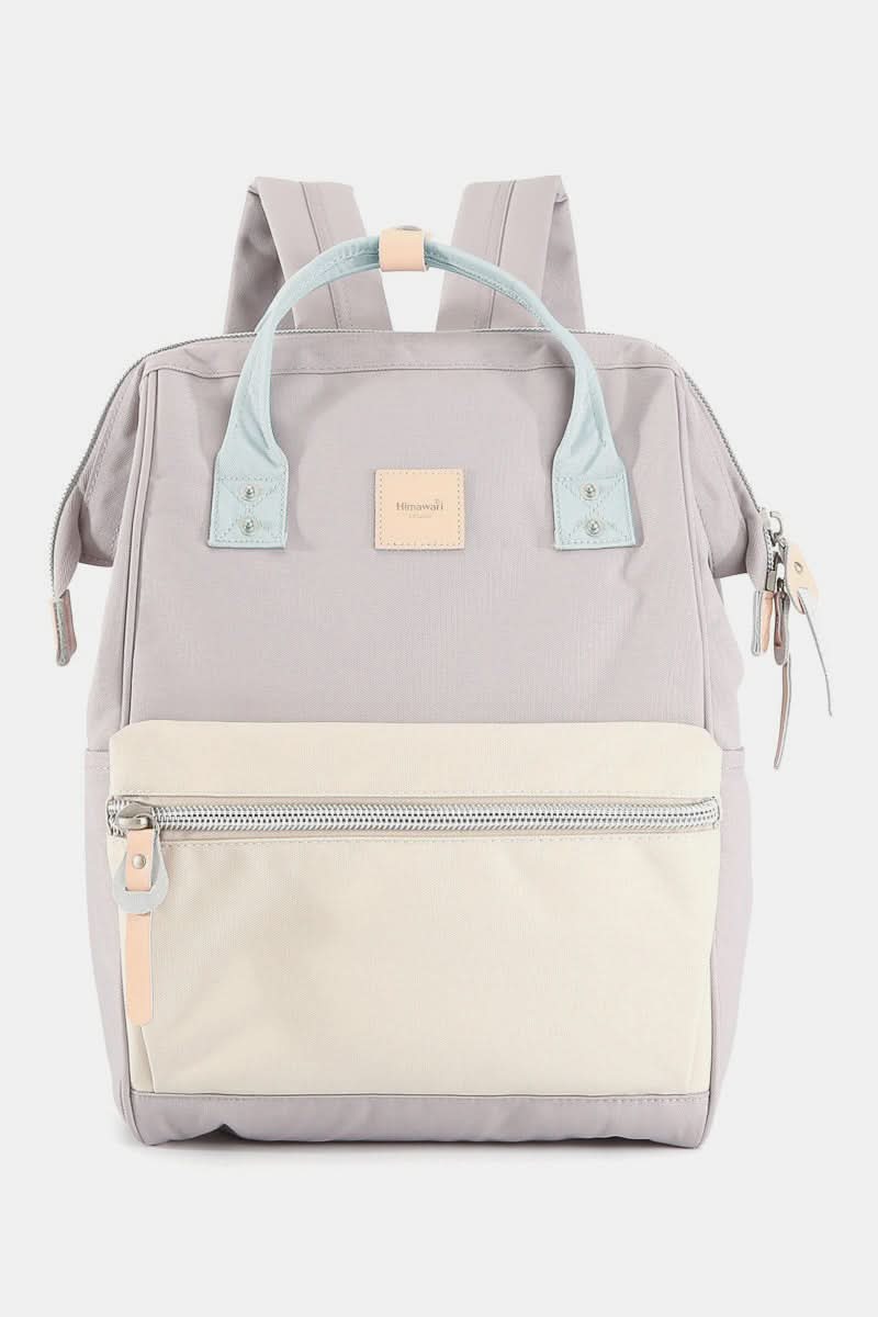 Himawari Water Resistant Canvas Backpack Bag with Side Pockets - Love Salve