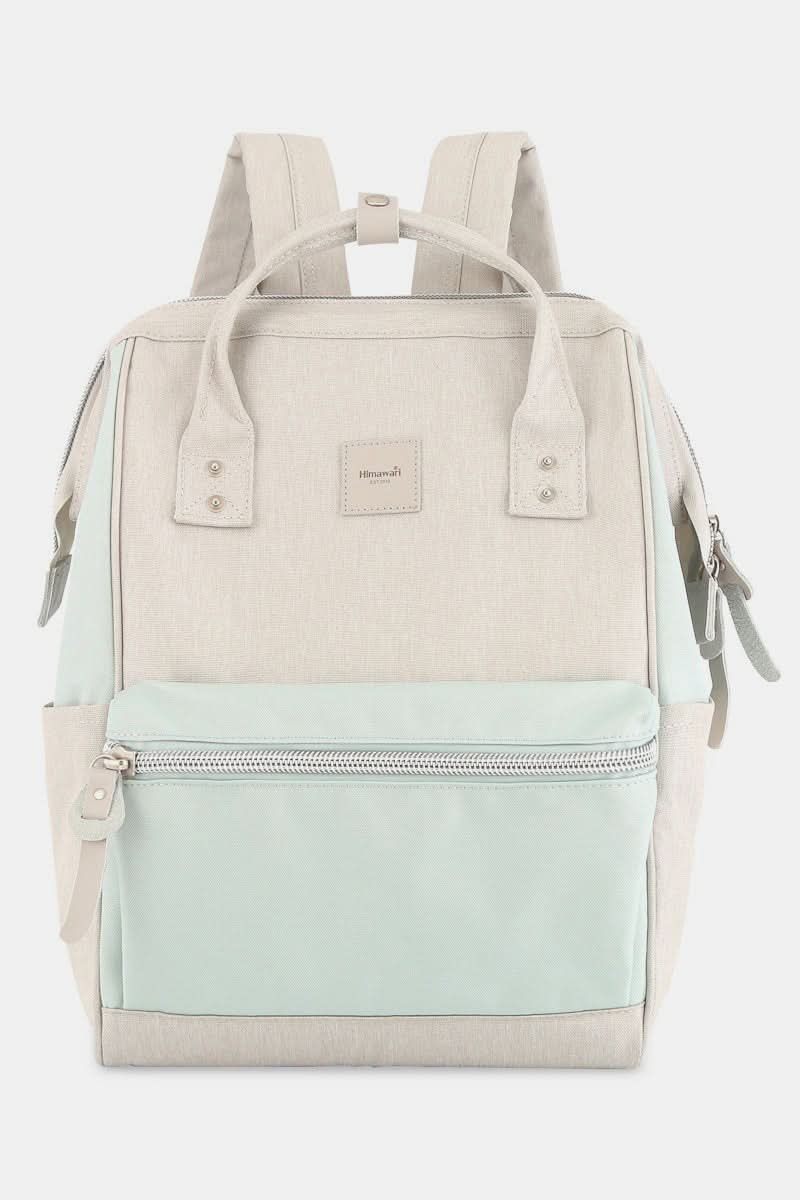 Himawari Water Resistant Canvas Backpack Bag with Side Pockets - Love Salve