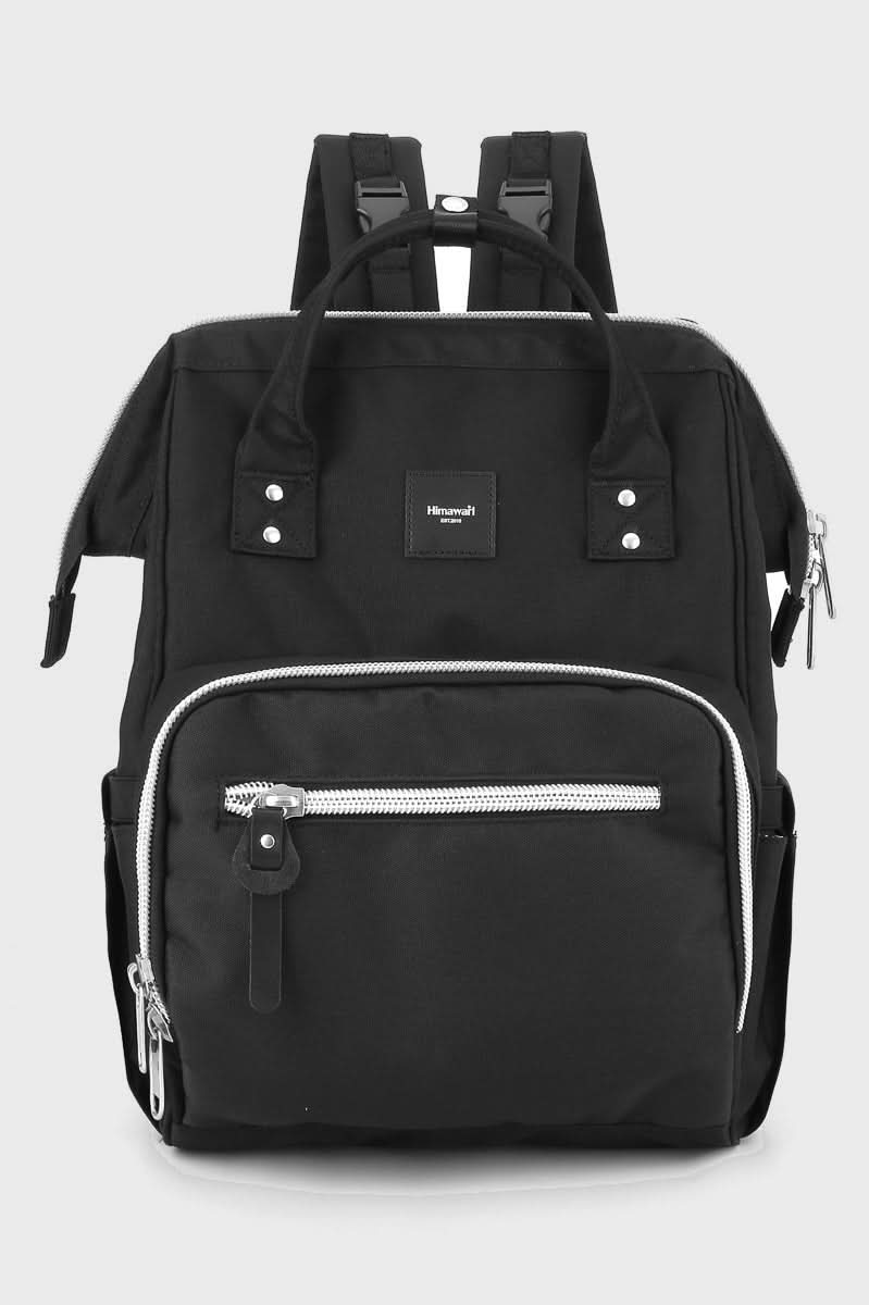 Himawari Waterproof Canvas Backpack Bag with Side Pockets - Love Salve