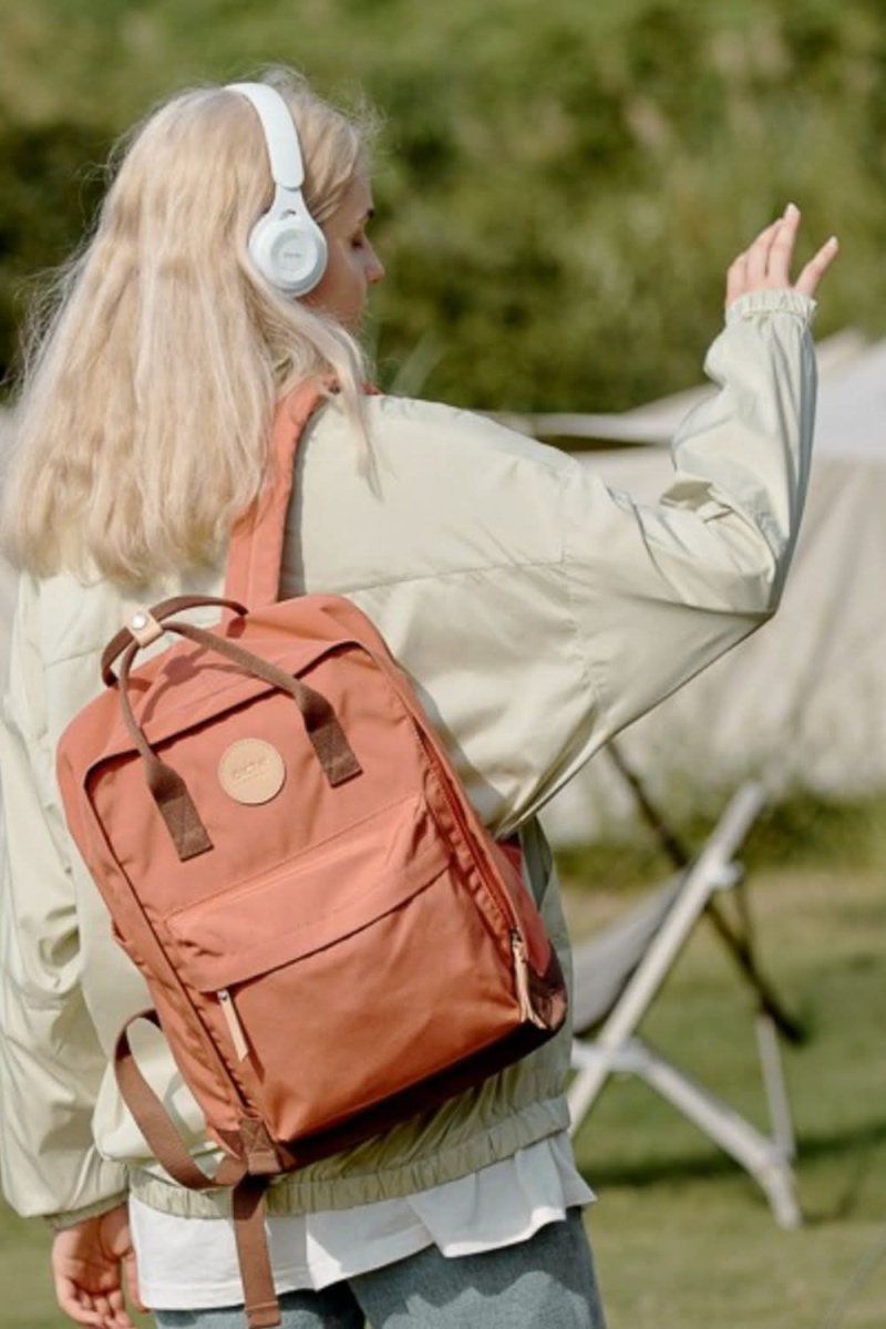 Himawari Waterproof Canvas Backpack Bag with Side Pockets - Love Salve