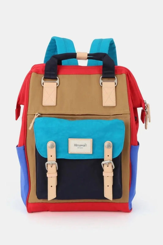 Himawari Waterproof Nylon Backpack Bag with Handles - Love Salve