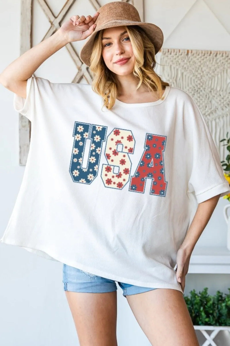 HOPELY USA Round Neck Half Sleeve T-Shirt for Men - Love Salve