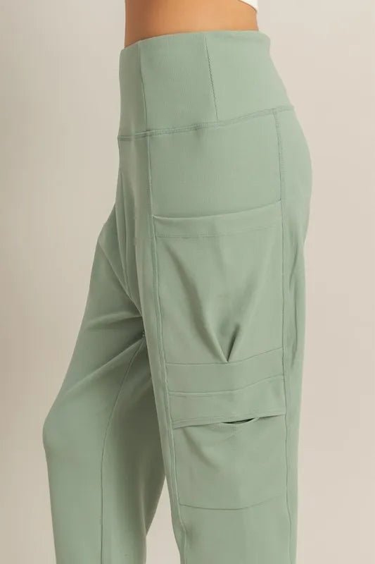 HYFVE High - Waist Pocket Detail Comfy Sweatpants for Women - Love Salve
