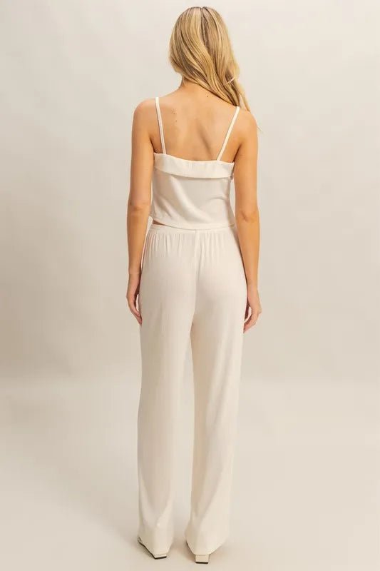 HYFVE Rib Knit Cami Top and Pants Set - Love Salve