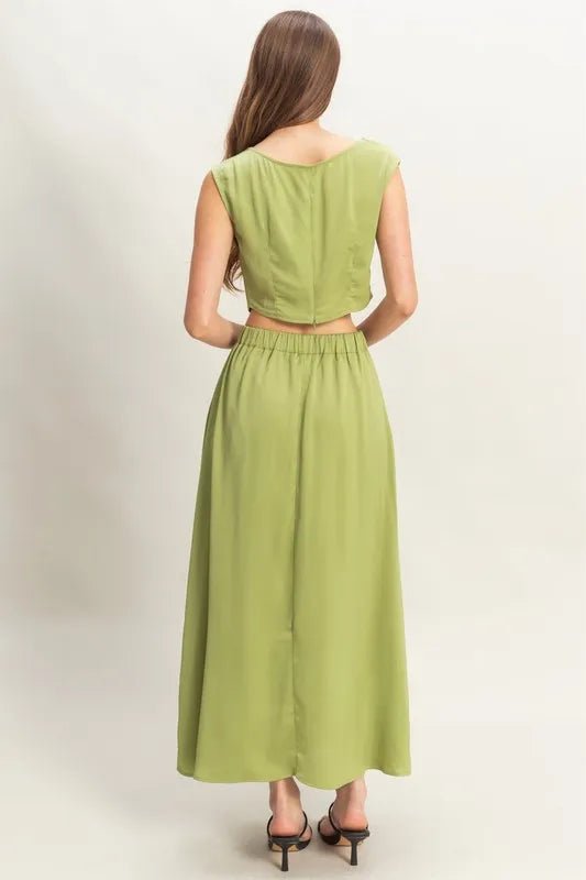 HYFVE Sleeveless Top and Maxi Skirt Set - Love Salve