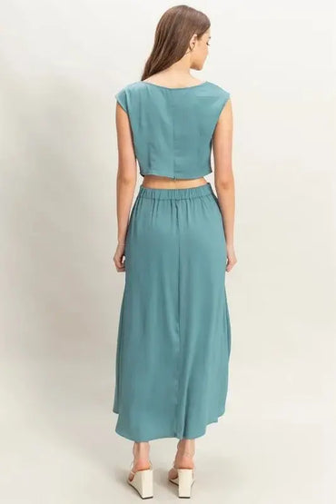 HYFVE Sleeveless Top and Maxi Skirt Set - Love Salve