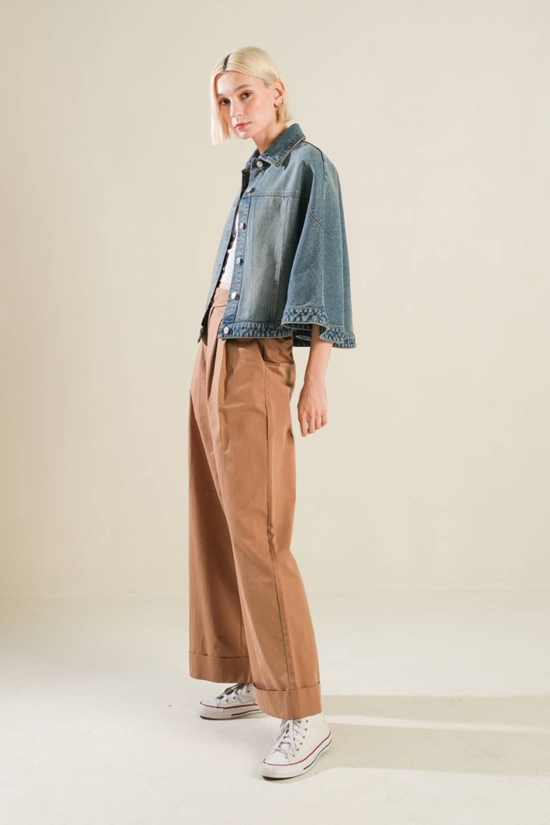 I REMEMBER EVERYTHING DENIM CAPELET - Love Salve