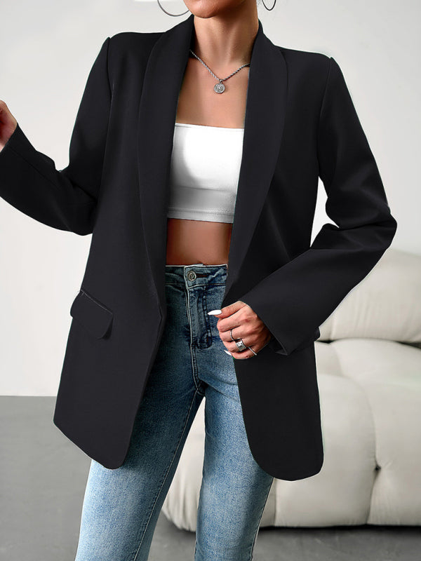Temperament Commuter Lapel Ladies Blazer Suit for Spring