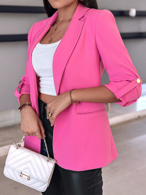 Stylish Blazer With Sleeves And Buttons for Women