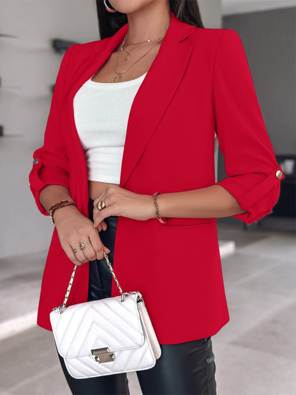 Stylish Blazer With Sleeves And Buttons for Women