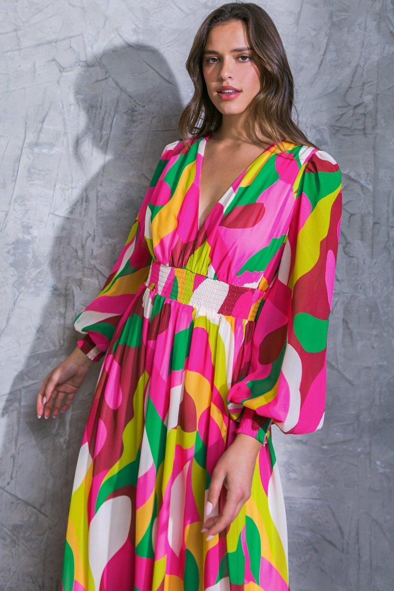 IN THE PICTURE WOVEN MAXI DRESS - Love Salve