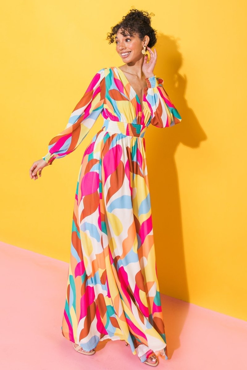 IN THE PICTURE WOVEN MAXI DRESS - Love Salve