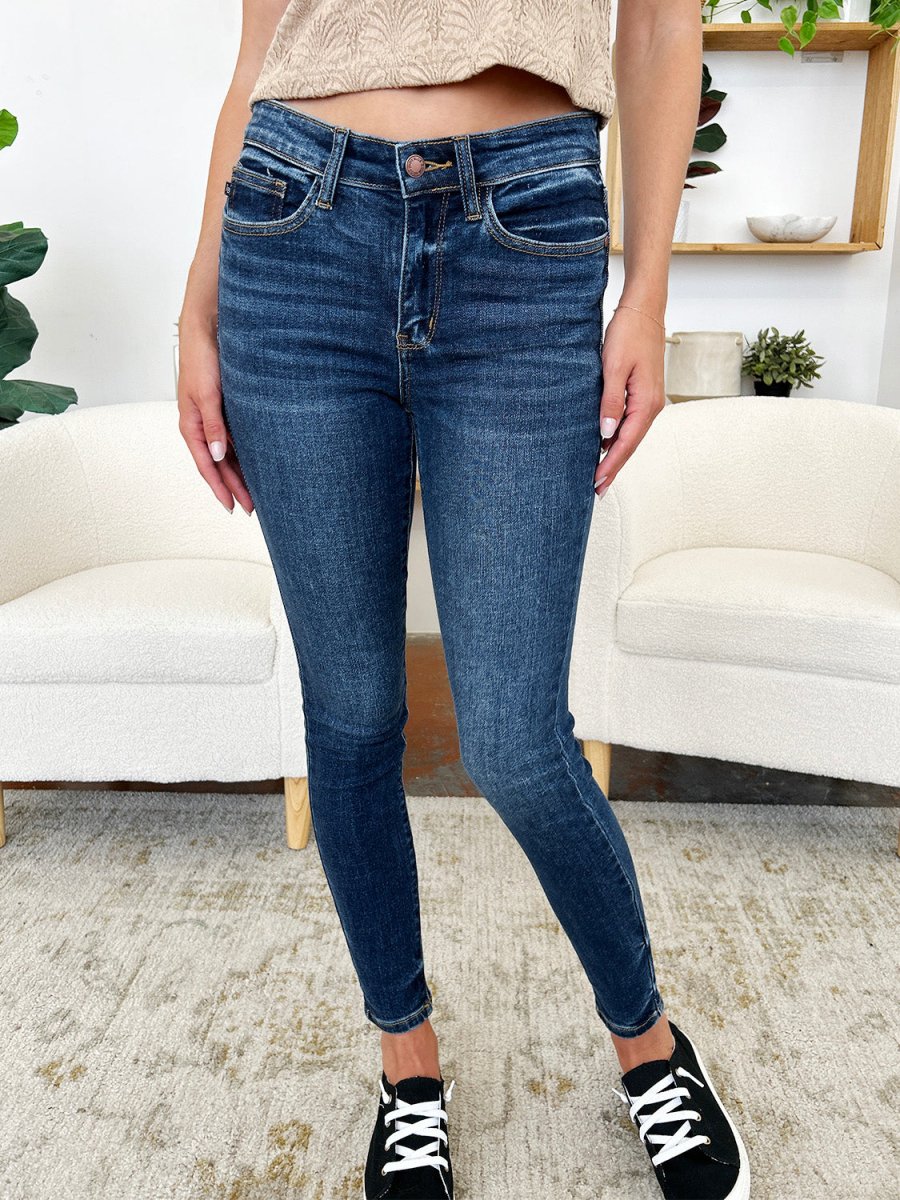 Judy Blue Full Size Classic Handsand Skinny Jeans for Women - Love Salve