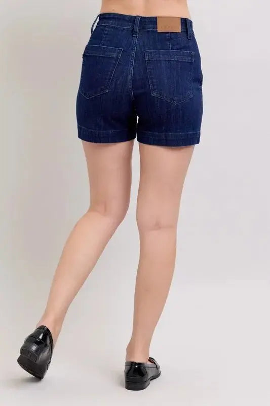 Judy Blue High Waist Denim Shorts for Women Fashion - Love Salve