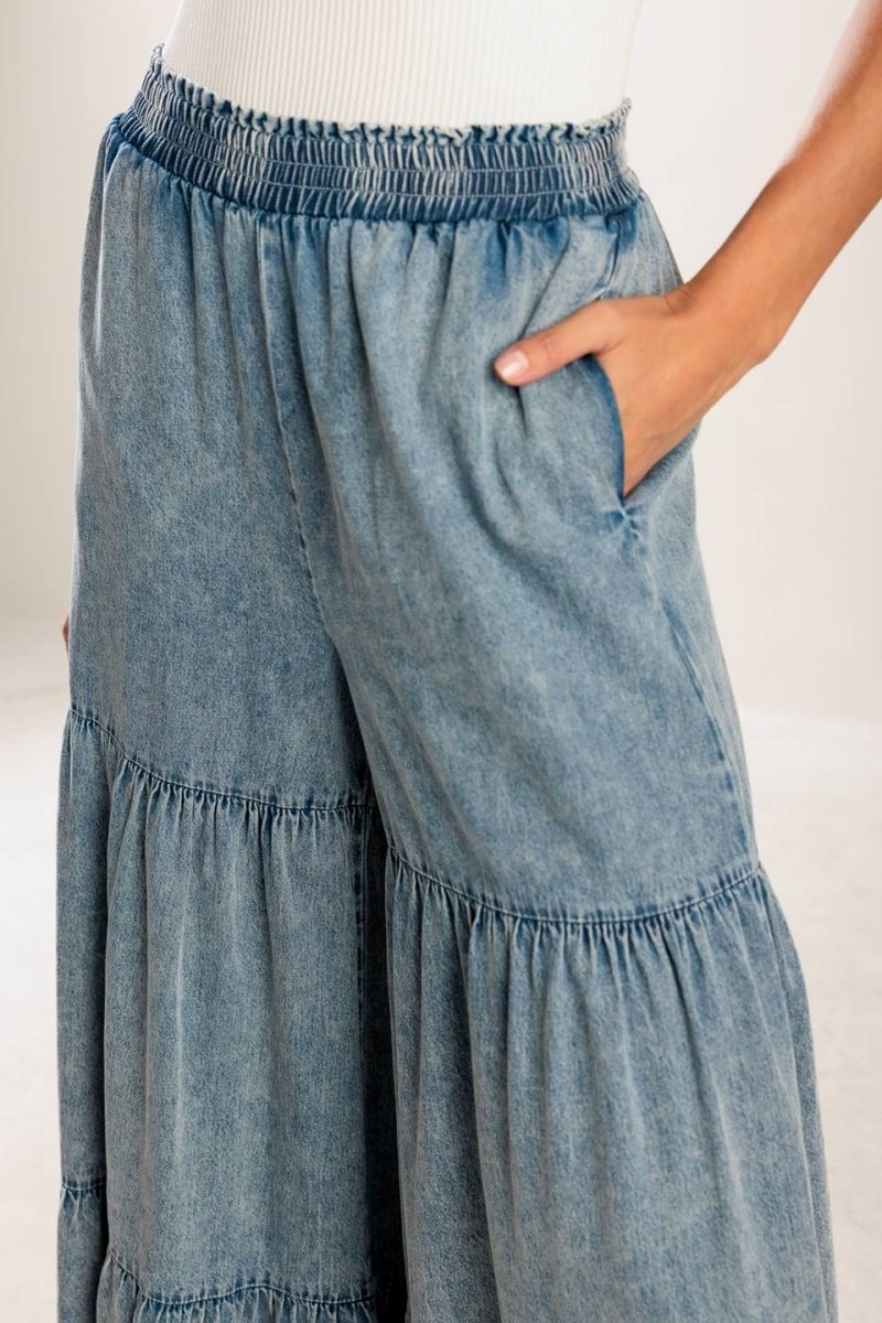 JUST A FEELING DENIM PANTS - Love Salve