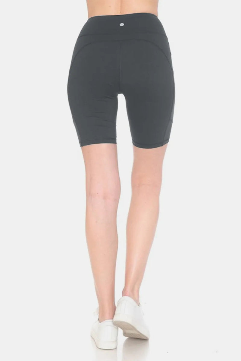 Leggings Depot Full Size High Waist Active Shorts for Women - Love Salve
