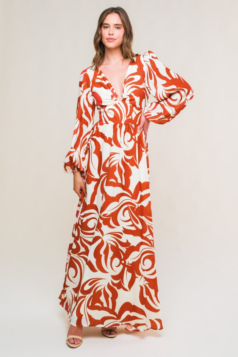 LOVE IN YOUR EYES WOVEN MAXI DRESS - Love Salve
