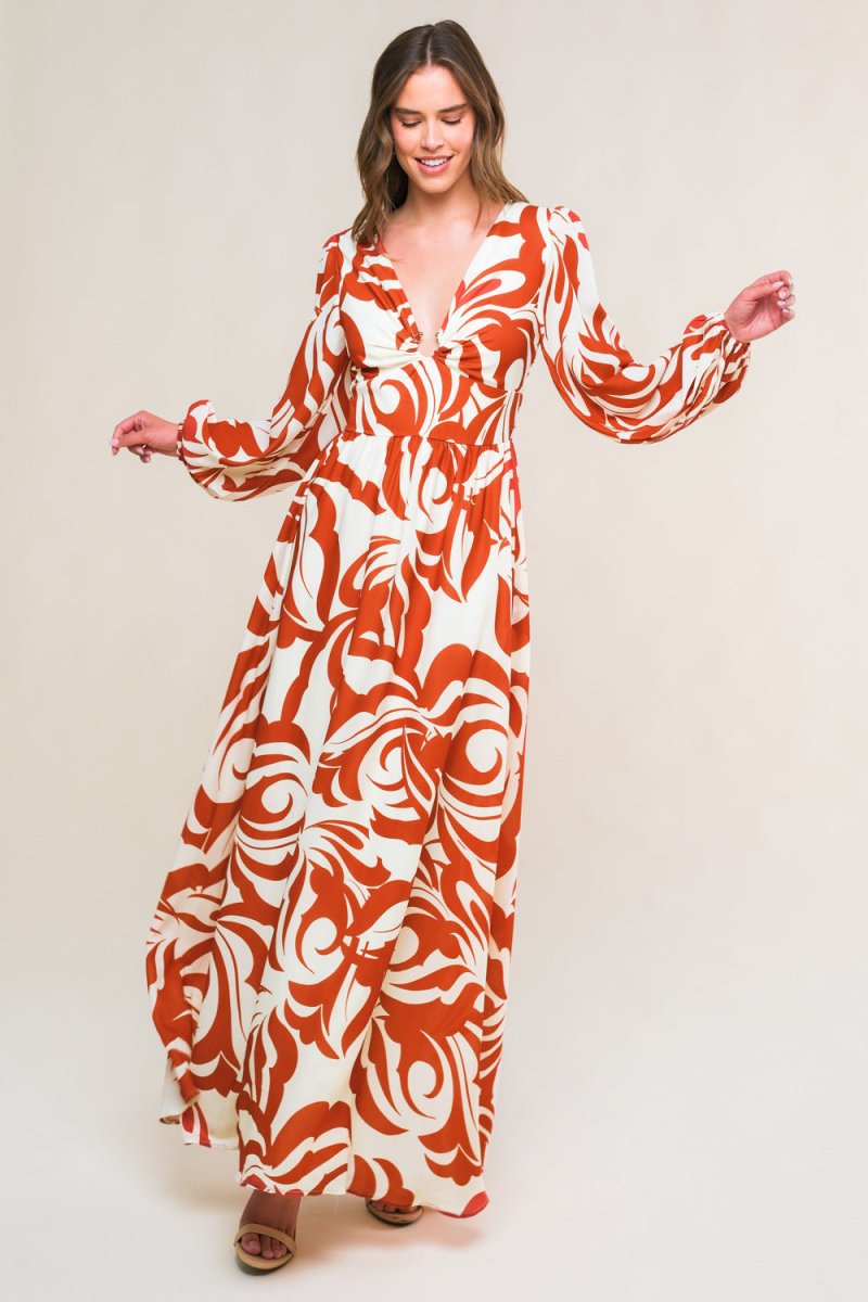 LOVE IN YOUR EYES WOVEN MAXI DRESS - Love Salve
